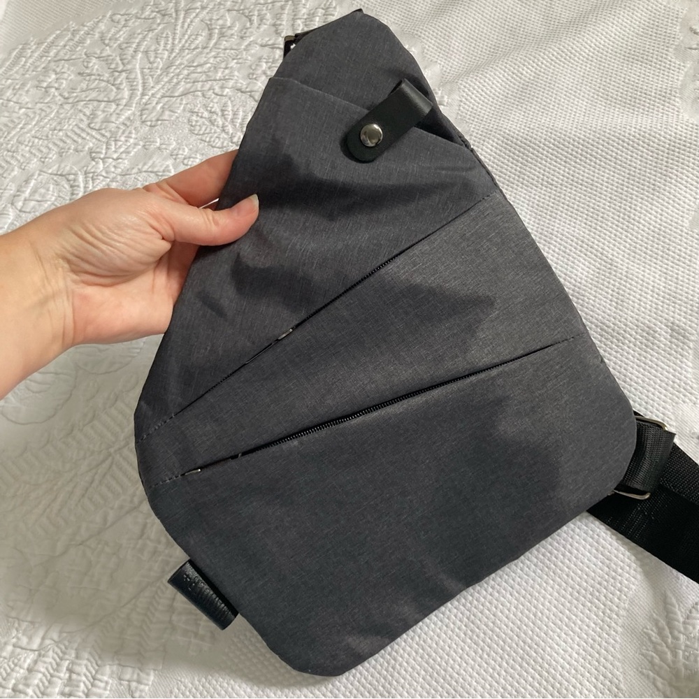 Wander Dark Gray Crossbody Bag - Picture 11 of 11
